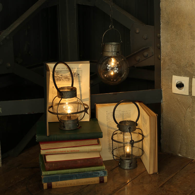 DULTON ダルトン LEDランタン アンティークシルバー A/B 2個セット DULTON（ダルトン）L.E.D LANTERN A.SILVER A ・B | FIELD SEVEN EC STORE