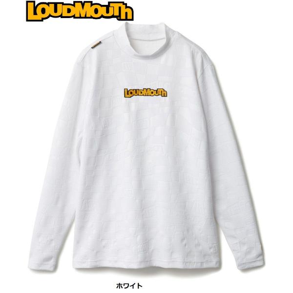 LOUDMOUTH ( ラウドマウス ) メンズ エンボスロゴ 長袖モックネックシャツ シャツ | ゴルフ | アパレル | ウェア | ゴルフウェア  | モックネック | 774500 | UV