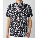 LOUDMOUTH ( ラウドマウス ) メンズ プレミアムカノコ柄 半袖シャツ ゴルフ | ゴルフトップス | トップス | 半袖 | シャツ | アウトドア | 774600 | 柄シャツ 吸汗速乾, UV