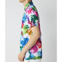 LOUDMOUTH ( ラウドマウス ) メンズ プレミアムカノコ柄 半袖シャツ ゴルフ | ゴルフトップス | トップス | 半袖 | シャツ | アウトドア | 774600 | 柄シャツ 吸汗速乾, UV