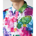LOUDMOUTH ( ラウドマウス ) メンズ プレミアムカノコ柄 半袖シャツ ゴルフ | ゴルフトップス | トップス | 半袖 | シャツ | アウトドア | 774600 | 柄シャツ 吸汗速乾, UV
