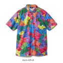 LOUDMOUTH ( ラウドマウス ) メンズ プレミアムカノコ柄 半袖シャツ ゴルフ | ゴルフトップス | トップス | 半袖 | シャツ | アウトドア | 774600 | 柄シャツ 吸汗速乾, UV