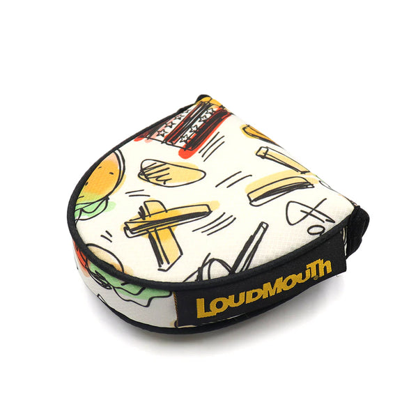 【 SALE 】 LOUDMOUTH ( ラウドマウス ) ラウドマウス ヘッドカバー パターカバー マレット型 LM-HC0019/MT