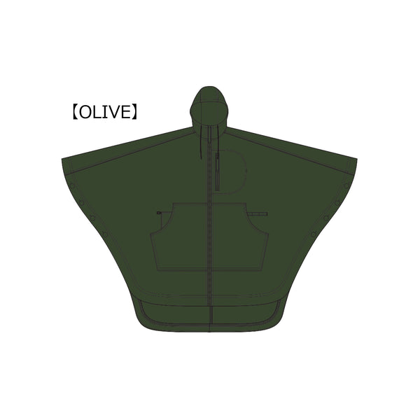 FIELD SEVEN LITTLE RISE ( リトルライズ ) キャンプポンチョ | ポンチョ | 焚き火 | アウトドア | オールシーズン | シンプル | LR-0002