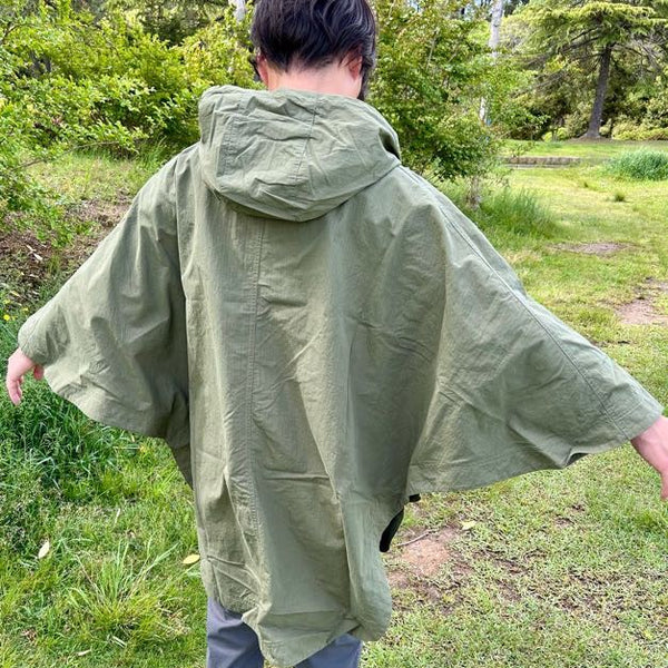 FIELD SEVEN LITTLE RISE ( リトルライズ ) キャンプポンチョ | ポンチョ | 焚き火 | アウトドア | オールシーズン | シンプル | LR-0002