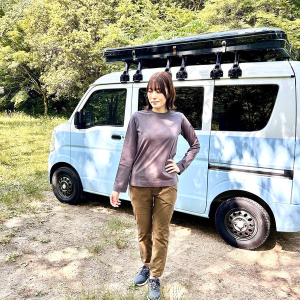 FIELD SEVEN LITTLE RISE ( リトルライズ ) ウィメンズロングTEE | Tシャツ | ロンT | アウトドア | キャンプ | レジャー | 長袖 | 長袖シャツ | LR-0017 | トップス | アパレル | コットン | レディース