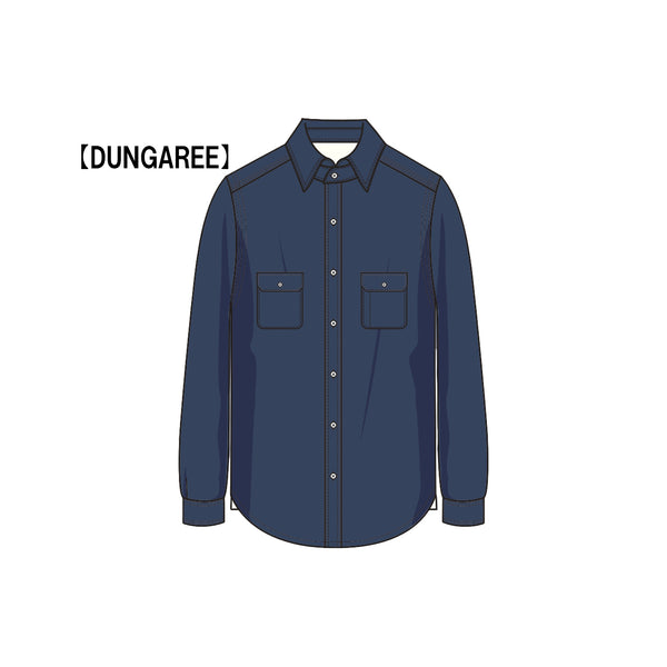 FIELD SEVEN LITTLE RISE ( リトルライズ ) ダブルフラップシャツ | アウトドア | キャンプ | レジャー | 長袖 | 長袖シャツ | LR-0008 | りとるらいず