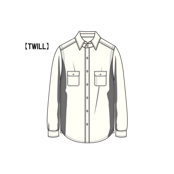 FIELD SEVEN LITTLE RISE ( リトルライズ ) ダブルフラップシャツ | アウトドア | キャンプ | レジャー | 長袖 | 長袖シャツ | LR-0008 | りとるらいず