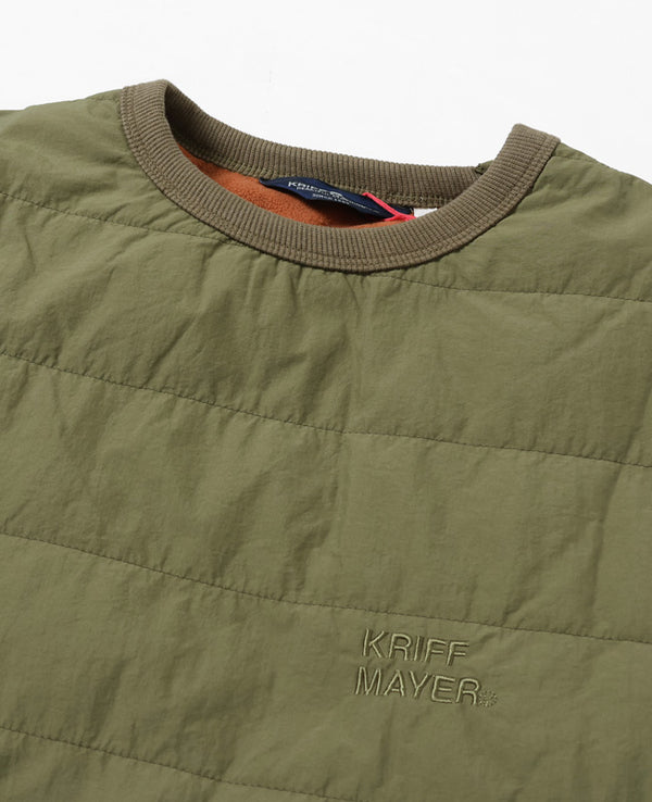 KRIFF MAYER( クリフメイヤー )中綿クルー MENS 2325108