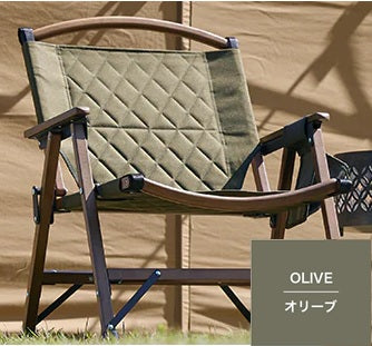 WAQ ( ワック ) WAQ Folding Wood Chair ウッドチェア | チェア | シングルチェア | アウトドア | キャンプ | 折りたたみチェア | イス | ロースタイル | ファミリーキャンプ