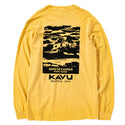 【 SALE 】KAVU ( カブー ) メンズ レイニア ロングスリーブTシャツ ( コンフォートカラー )