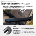 KZM OUTDOOR( カズミ アウトドア ) レティーノチェア Retino キャンプ椅子 アウトドア チェア コンパクト グレー タン おしゃれ 軽量 折りたたみ (K24T1C03)