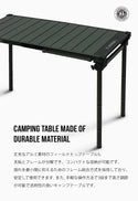 KZM OUTDOOR( カズミ アウトドア ) フィールドトップテーブル Sサイズ 折りたたみ 3段階 コンパクト 収納 アウトドア キャンプ 収納袋 K23T3U02
