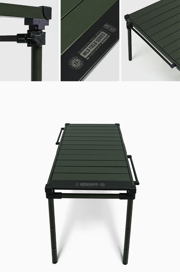 KZM OUTDOOR( カズミ アウトドア ) フィールドトップテーブル Sサイズ 折りたたみ 3段階 コンパクト 収納 アウトドア キャンプ 収納袋 K23T3U02