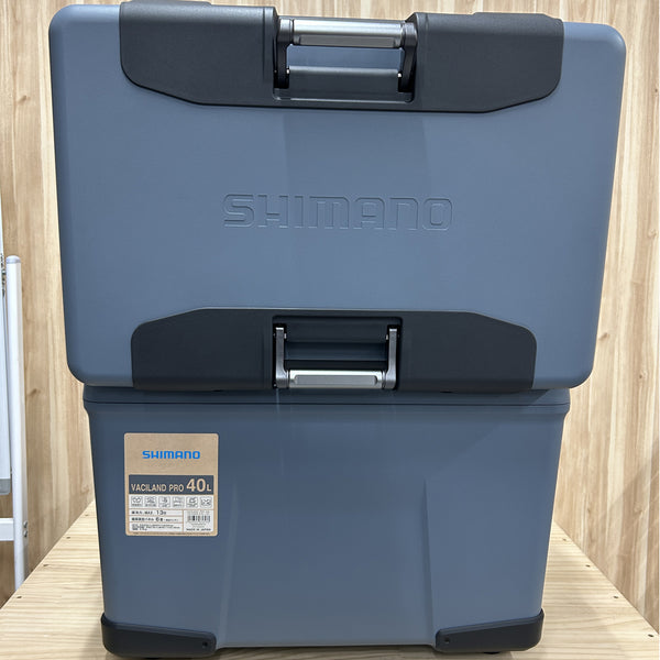 SHIMANO ( シマノ ) VACILAND PRO アンヴィルグレー | 32リットル | 40リットル | クーラーボックス | ハードクーラー | クーラー | 釣り | キャンプ | アウトドア | レジャー | 運動会 | 保冷 | 日本製 | NX-032WA | NX-040WA | ヴァシランド | しまの