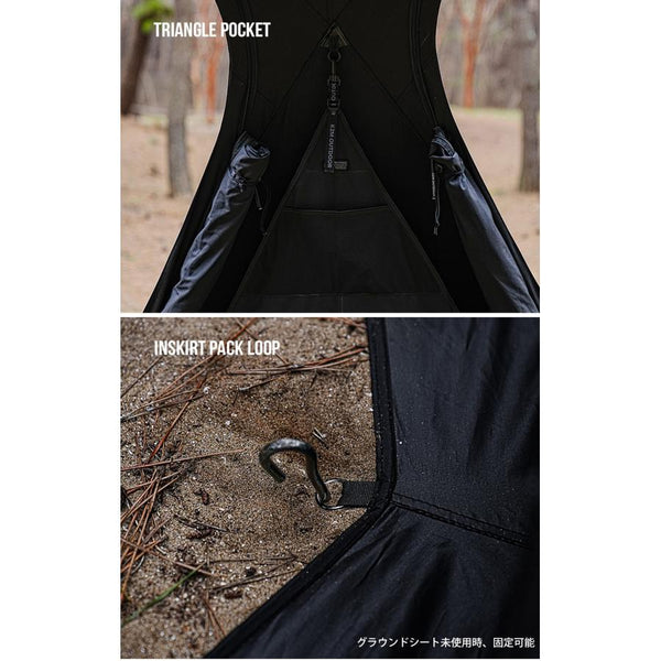 KZM OUTDOOR( カズミ アウトドア )カズミ ワイルド ノヴァ ドーム テント 4〜5人用 フルクローズ アウトドア 耐水 防水 600mm メッシュ 窓 K241T3T03