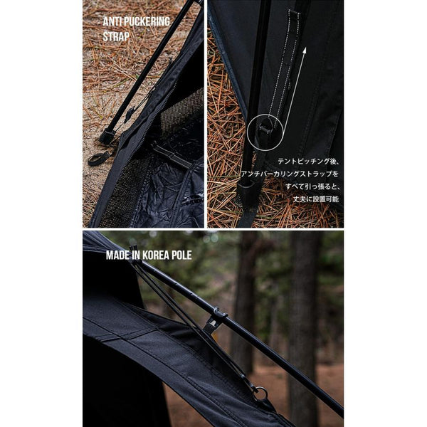 KZM OUTDOOR( カズミ アウトドア )カズミ ワイルド ノヴァ ドーム テント 4〜5人用 フルクローズ アウトドア 耐水 防水 600mm メッシュ 窓 K241T3T03