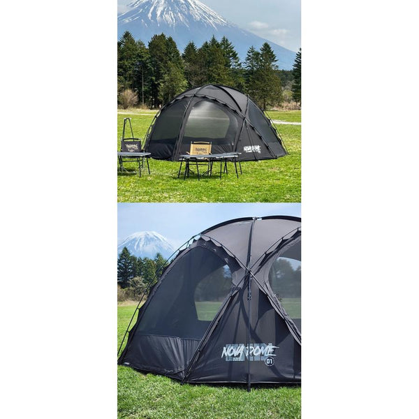 KZM OUTDOOR( カズミ アウトドア )カズミ ワイルド ノヴァ ドーム テント 4〜5人用 フルクローズ アウトドア 耐水 防水 600mm メッシュ 窓 K241T3T03