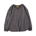 GRIP SWANY( グリップスワニー )W’S WAFFLE LONG SLEEVE TEE / CHARCOAL GRAY GSW-28