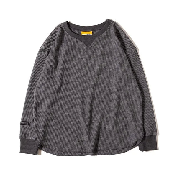 GRIP SWANY( グリップスワニー )W’S WAFFLE LONG SLEEVE TEE / CHARCOAL GRAY GSW-28
