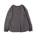 GRIP SWANY( グリップスワニー )W’S WAFFLE LONG SLEEVE TEE / CHARCOAL GRAY GSW-28