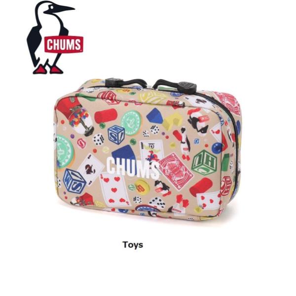 CHUMS ( チャムス ) リサイクルチャムスガジェットポーチ | ポーチ | ケース | 収納ケース | 旅行 | トラベルポーチ | ガジェットポーチ | モバイルバッテリー | ファスナー | 貴重品ケース | キャンプ | お出かけ | CH60-4010 | ちゃむす