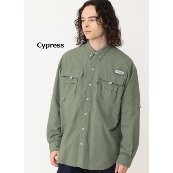 【 SALE 】Columbia ( コロンビア ) バハマII ロングスリーブシャツ シャツ | 長袖 | 長袖シャツ | クラシカルテイスト | 人気 | ロールアップ | メンズ | トップス | キャンプ | アウトドア