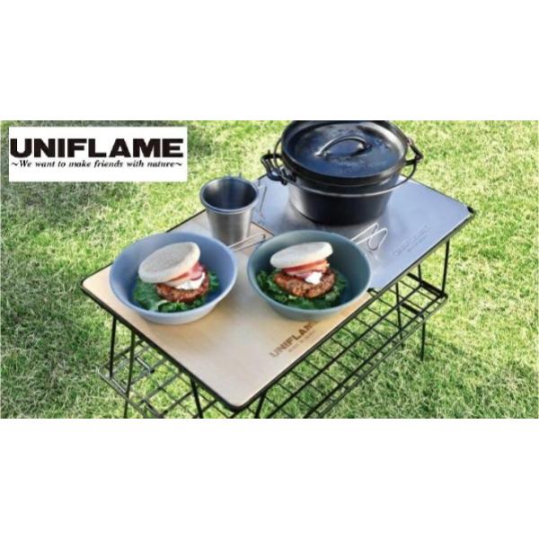UNIFLAME ( ユニフレーム ) フィールドラック ステンレス天板 ハーフ
