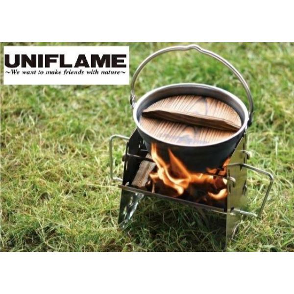 UNIFLAME ( ユニフレーム ) 焚き火鍋 18cm | 鍋 | お鍋 | アウトドア