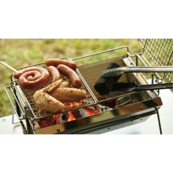 UNIFLAME ( ユニフレーム ) ユニセラ ウィング網 ( クリンプ ) アミ | 網 | アウトドア | キャンプ | 調理器具 |  開閉式 | 焼き網 | BBQ | 615591 | ゆにふれーむ