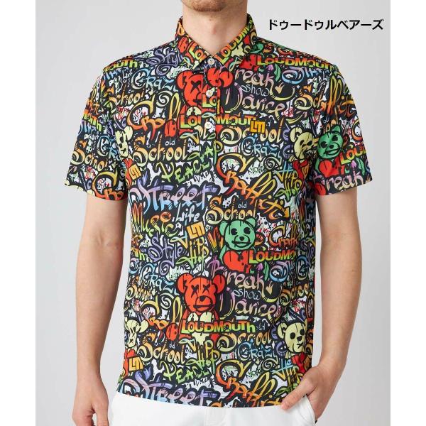 Loudmouth 半袖シャツ Lサイズ LOUDMOUTH ( ラウドマウス ) メンズ プレミアムカノコ 柄半袖