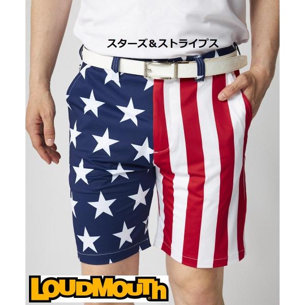 SALE 】 LOUDMOUTH ( ラウドマウス ) ストレッチツイル 柄ショート