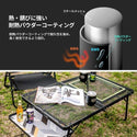 KZM OUTDOOR( カズミ アウトドア )アイアンメッシュ BBQ ローテーブル アウトドアテーブル 折りたたみ キャンプ アウトドア 机 軽量 バーベキュー キャンプ用品 (kzm-k20t3u006)