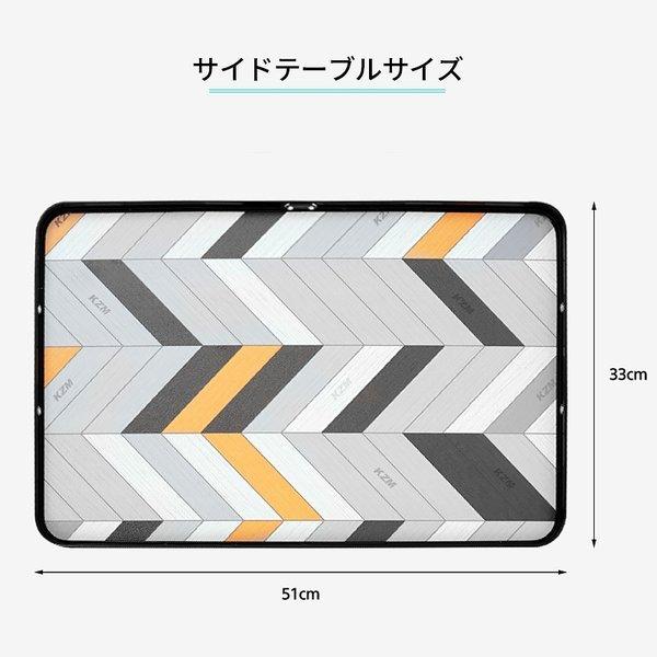 KZM OUTDOOR( カズミ アウトドア )アイアンメッシュ BBQ ローテーブル アウトドアテーブル 折りたたみ キャンプ アウトドア 机 軽量 バーベキュー キャンプ用品 (kzm-k20t3u006)
