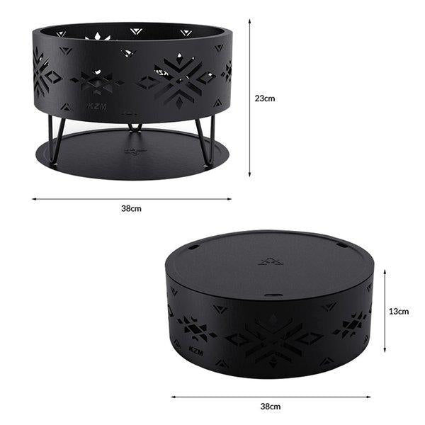KZM OUTDOOR( カズミ アウトドア )サークルディライトMX ストーブ 焚き火台 焚火台 たき火 焚火グリル バーベキュー コンロ ソロキャンプ アウトドア キャンプ用品 (kzm-k21t3g02)