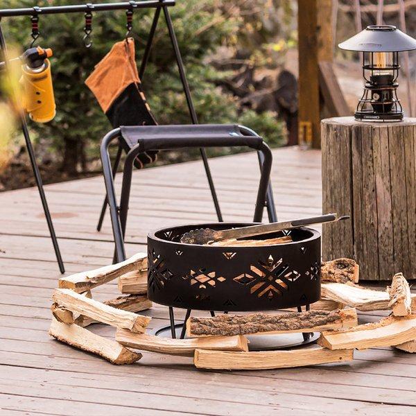 KZM OUTDOOR( カズミ アウトドア )サークルディライトMX ストーブ 焚き火台 焚火台 たき火 焚火グリル バーベキュー コンロ ソロキャンプ アウトドア キャンプ用品 (kzm-k21t3g02)