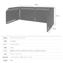 KZM OUTDOOR( カズミ アウトドア )ウインドシールド S 風避け コンロ バーナー ウィンドシールド ウィンドスクリーン 防風 風防 仕切り キャンプ アウトドア キャンプ用品 (kzm-k21t3k04)