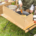 KZM OUTDOOR( カズミ アウトドア )ウインドシールド S 風避け コンロ バーナー ウィンドシールド ウィンドスクリーン 防風 風防 仕切り キャンプ アウトドア キャンプ用品 (kzm-k21t3k04)