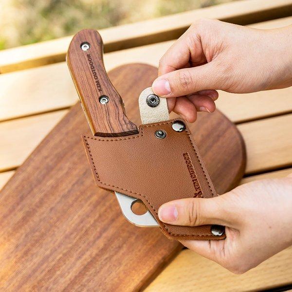 KZM OUTDOOR( カズミ アウトドア )ポケットクリーバー キャンプ 中華包丁 小型 料理 ナイフ 包丁 調理器具 ミニ キャンプ飯 アウトドア キャンプ用品 (kzm-k21t3k09)