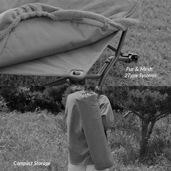 KZM OUTDOOR( カズミ アウトドア )ペットベッド キャンプ ペット用品 ペットベッド 折りたたみ 暖かい メッシュ 春 夏 秋 冬 小型犬 中型犬 組み立て 簡単 おしゃれ (kzm-k22t1c03)