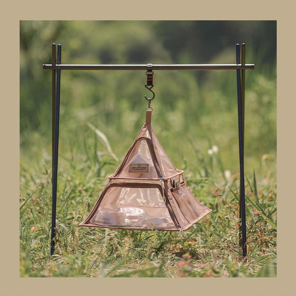 KZM OUTDOOR( カズミ アウトドア )ツリードライヤーネット ドライネット ハンギング 乾燥ネット 食器乾燥 吊り下げ 折りたたみ アウトドア キャンプ用品 (kzm-k22t3k08)