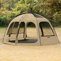 KZM OUTDOOR( カズミ アウトドア )ビバドームシェルタープラス テント ドーム型テント ドームテント 4人用 5人用 フルクローズ 撥水 UVカット キャンプ用品 (kzm-k231t3t01)