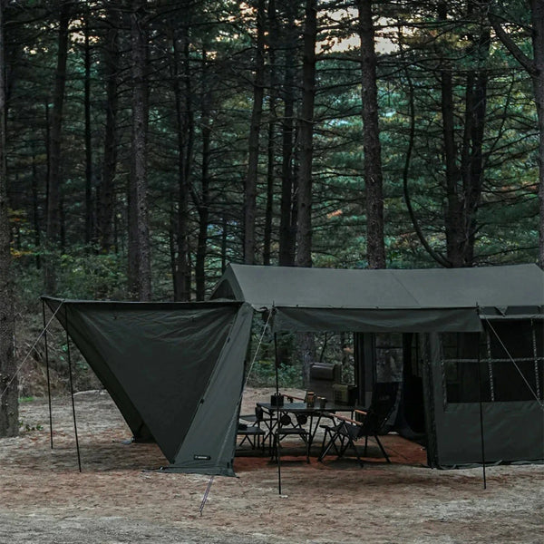 KZM OUTDOOR ( カズミアウトドア ) ワイルドフィールドオスカーハウステント | テント | オリーブカーキ | 3人用 | 4人用 | アウトドア | キャンプ | カズミ | アウトドア | メッシュ | 撥水 | PUコーティング | K241T3T01