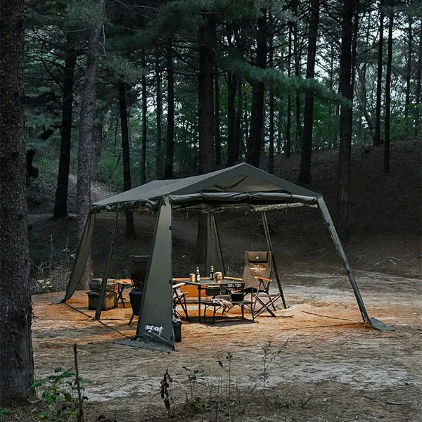 KZM OUTDOOR ( カズミアウトドア ) ワイルドフィールドオスカーハウステント | テント | オリーブカーキ | 3人用 | 4人用 | アウトドア | キャンプ | カズミ | アウトドア | メッシュ | 撥水 | PUコーティング | K241T3T01