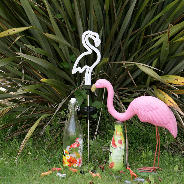 DULTON(ダルトン)SOLAR NEON LIGHT FLAMINGO/ソーラー ネオン ライト フラミンゴ