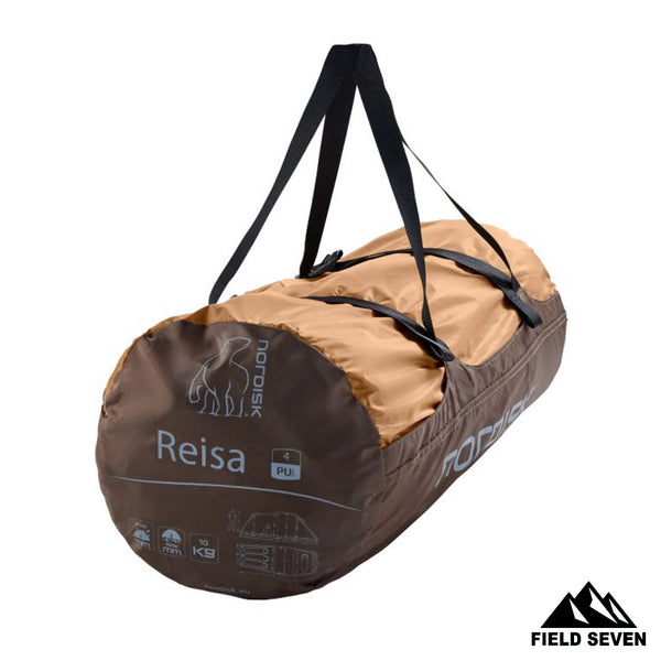 【 SALE 】Nordisk ( ノルディスク ) Reisa 4 PU Tent Cashew Brown アウトドア | キャンプ | キャンプ用品 | アウトドア用品 | テント | ファミリーテント | ファミリーキャンプ | 大型テント | 4人用