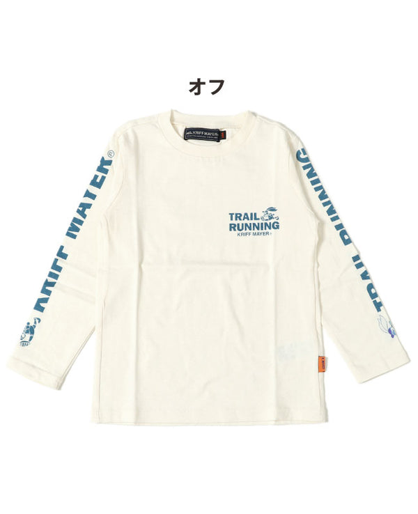 KRIFF MAYER(クリフメイヤー)KIDSキャンプラビットロゴTEE 2237826K