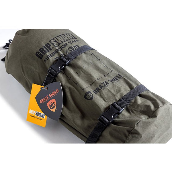 GRIP SWANY(グリップスワニー)FIREPROOF GS TARP / OLIVE GST-02
