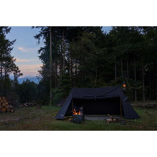 GRIP SWANY(グリップスワニー)FIREPROOF GS TENT (Special Edition) / JET BLACK GST-01