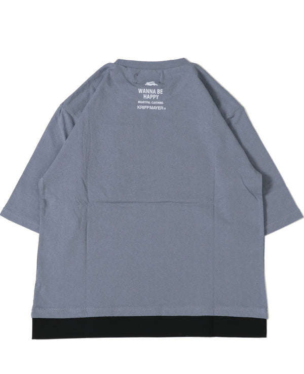 KRIFF MAYER(クリフメイヤー)KIDSゆったり6分ポケTEE  2237834K